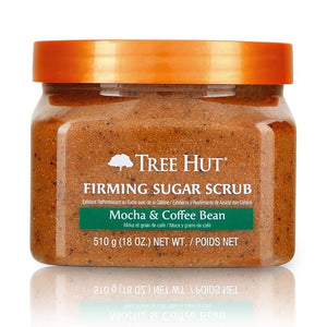 Tree Hut Ultra Hydrating and Exfoliating Sugar Scrub Mocha &amp; Coffee Bean for Nourishing Essential Body Care, 18 Ounce