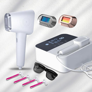Laser Hair Removal with 9 Energy Levels 46.4¢µ Ice-Cooling Contact IPL Hair Removal for Women Painless Effective Hair Removal from Home for Body &amp Face
