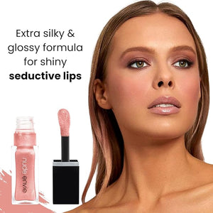 nude envie - Lip Gloss - High-Shine Finish - Moisturizing &amp; Easy Application - Luxury Hydration - Non-Sticky Formula - With Vitamin E &amp; Jojoba Oil - Vegan, Paraben-Free &amp; Cruelty-Free - Af