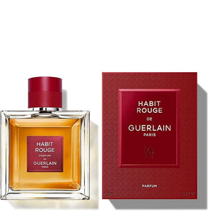 Guerlain Habit Rouge Parfum Spray for Men 3.4 Ounce