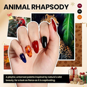 Beetles Gel Nail Polish Kit with U V Light - 80Pcs Color Enchantment 55 Colors Gel Polish Starter Kit with Base Top Coat DIY Nails Supply Stickers Manicure Tools Christmas Gift for Women Teens Girls