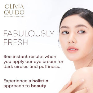 OLIVIA QUIDO Clinical Skin Care Wrinkle Blur (0.46 oz) | Eye Cream For Dark Circles and Puffiness | Anti-Aging Under Eye Cream | Hydrating Brightening and Dark Circles Under Treatment for Women