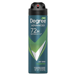 Degree Men Antiperspirant Dry Spray Overtime Deodorant For Men With MotionSense Technology 3.8 oz