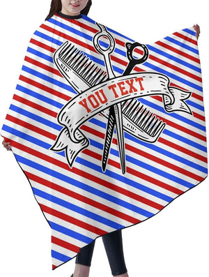 Custom Vintage Barbershop Haircuts Barber Cape Personalized Haircut Cape with Your Text Name Logo Salon Haircut Apron Customized Unisex Hair Cutting Cape Barber Hairdressing Cape for Men Women
