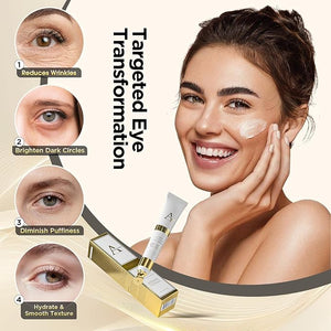 Retinol Eye Cream for Dark Circles and Puffiness ? Hydrating Eye Serum for Wrinkles and Fine Lines Anti-Aging Under eye Cream for Women 0.71 fl oz