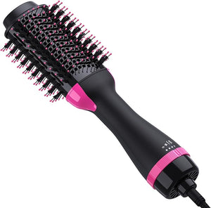 Blow Dryer Brush in One and Styler Volumizer Professional 4 in 1 Hot Negative Ion Anti-Frizz Blowout Hair Dryer Brush for Mothers Day Gifts for Mom