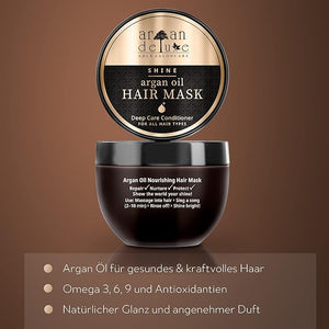 Argan Deluxe Hair Mask and Scalp Rejuvenating Deep Conditioner Masque 250 mL
