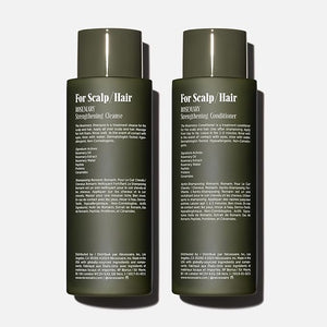 N?cessaire Rosemary Hair Duo | Multi-Protein Strengthening Shampoo + Conditioner Set For Thinning Hair. For Women + Men. Good For All Hair Types/Textures. Free Of Sulfates. Color-Safe. 250 ml / 8.4 oz