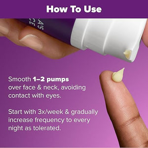 Paula's Choice CLINICAL 1% Retinol Face Moisturizer Treatment with Peptides Vitamin C &amp Licorice Extract Firming Face Cream Anti-Aging &amp Wrinkles Fragrance Free