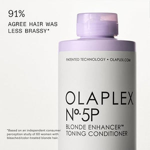 Olaplex No. 5P Blonde Enhancer Purple Toning Conditioner Repairs Hydrates &amp Brightens All Blonde Lightened &amp Grey Hair