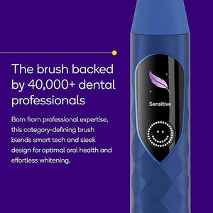 Burst Pro Sonic Advanced Electric Toothbrush for Adults (Blue) | Soft Bristles | 33,000 Vibrations | Long-Lasting Battery and Multiple Brushing Modes