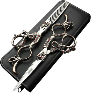 6-inch high-end hair clipper set, hairstylist, professional hair clipper, thin and broken hair clipper