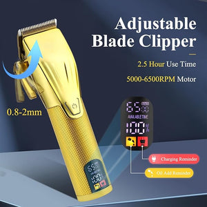 Hair Clippers for Men Professional Cordless Beard Trimmer 3 in 1 Clippers and Trimmers and Electric Razor Shaver Set with Bag Mens Hair Clippers for Hair Cutting Family Barber