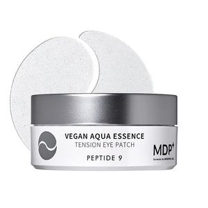 MDP+ PEPTIDE 9 VEGAN AQUA ESSENCE TENSION EYE PATCH Niacinamide eye mask 3.38 oz/1.6gx60eaHyaluronic Acid Wrinkle Care Under Eye Mask Puffy Eyes Hydrating Treatment