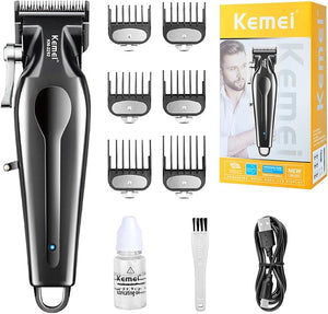 KEMEI Professional Hair Clippers for Men Clippers for Hair Cutting Cordless Rechargeable Hair Clippers Haircut Clippers Hair Cutting Tools LED Display Gifts for Men 2292