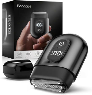 Electric Foil Shavers for Men: Mini Electric Razor with Big LED Display &amp 3 Floating Blades - IPX7 Waterproof Wet Dry Face Razor USB Type C