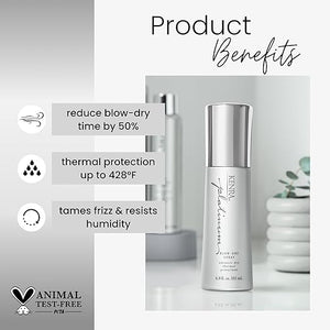 Platinum Blow-Dry Spray | Time-Saving Heat Protectant | Detangles Smooths and Softens | Eliminates Frizz &amp Resists Humidity | Medium To Coarse Hair