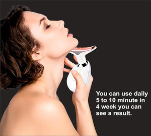 Face and Neck Tool, Gentle Beauty Roller for Daily Skincare Routine, Facial Roller for Smooth &amp; Skin, White(Colour)