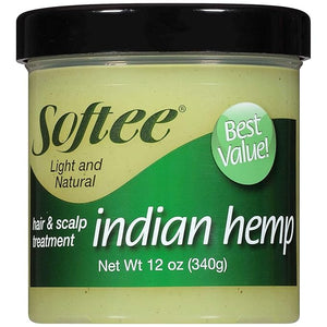 Softee Indian Hemp Light And Natural Hair &amp Scalp Treatment 12 OzPack of 6