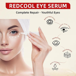 Caffeine Eye Serum for Dark Circles &amp; Puffiness - Anti-Wrinkle, Firming &amp; Smooths Fine Lines - Retinol Under Eye Serum Treatment - 0.7 Oz