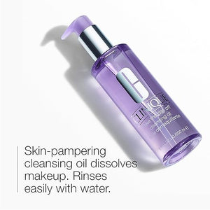 Clinique Take The Day Off Cleansing Oil Makeup Remover | Dissolves Makeup + Sunscreen | For All Skin Types 6.7 Fl Oz