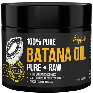 Vie Naturelle Batana Oil for Hair Growth from Honduras ? Raw Unrefined ? Natural Moisturizer for Skin &amp Hair ? Traditionally Cold-Pressed from Honduran Palm Nut - 04 oz