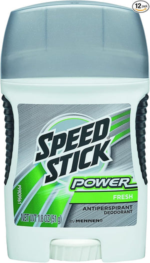 Speed Stick Power Fresh Antiperspirant Deodorant 1.8 Ounce - 12 per case.