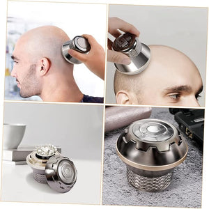 1 Set Cordless Trimmer for Men Mens Beard Clipper Hair Removal Machine Haircut Set Grey to Rotate Cosmetic Stainless Steel
