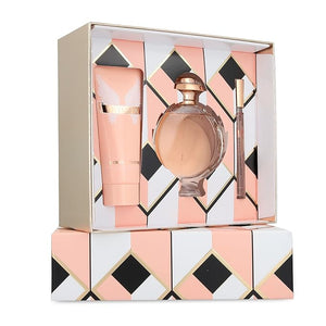 Paco Rabanne Olympea 3-Piece Set for Women (2.7 Oz Eau De Parfum Spray + 3.4 Oz Body Lotion + 0.33 Oz Eau De Parfum Travel Spray)