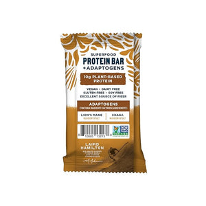 Laird Superfood Functional Protein Bars ? Protein Bar but Better with Real Ingredients, Functional Mushrooms 10g Plant-Based Protein, 6g Fiber - Non-GMO - Peanut Butter, 10 Count (Pack of 1)