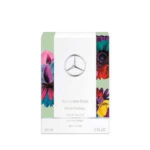 Mercedes-Benz Floral Fantasy Eau de Toilette Perfume Spray for Women - Feminine and Bold Floral Fruity Fragrance with Fresh Scent of Orange Carrot Seed &amp Neroli - 2 Fl Oz EDT