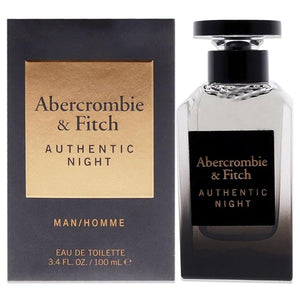 Abercrombie &amp; Fitch Authentic Night Men EDT Spray 3.4 oz