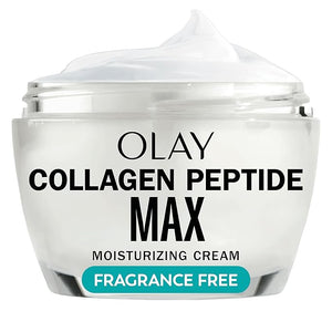 Olay Collagen Peptide Face Moisturizer Firming Cream for Women Fragrance-Free Non-Greasy - Hydrating Anti-Aging Anti-Wrinkle Smoothing of Fine Lines Tightening Skin Care - Niacinamide 1.7 Oz