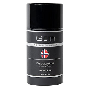 Geir Ness Men Deodorant - Alcohol and Aluminum Free Deodorant - Odor Protection for Sensitive Skin - Light and Long Lasting Cool and Clean Scent