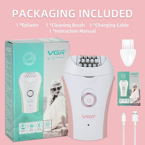 Glabrouse Skin Smooth Glide Epilator for Women,Facial Epilator for Women,Cordless Face Hair Remover with Light,Hair Rmoval for Face Bikini Legs