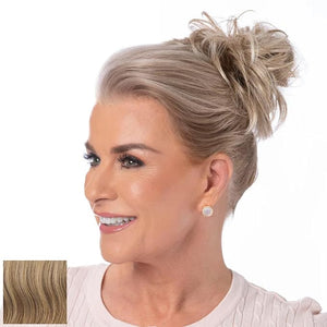 Toni Brattin Twist Classic - Hair Piece Accessory - Instant Volume &amp Styling for Women - Wrap Around Short or Long Ponytail - Quick and Easy to Use Wrap Up Bun - Heat-Friendly Fiber (Red Blonde)