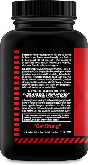 Red Jacket Thermogenic Fat Burner ? Advanced Weight Loss Pills for Energy Boost Metabolism Ignite Extreme Shred and Focus ? Ultra Potent Diet Supplement for Lean Body and Performance Power