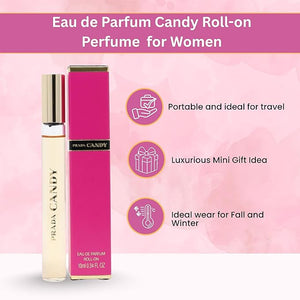 Prada Candy Eau De Parfum Travel Spray for Women 0.33 Ounce