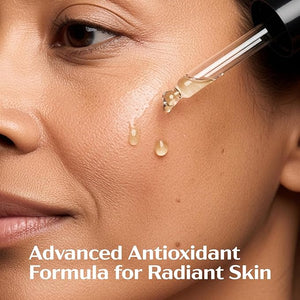 Lanmeri Ceuticals 15% Vitamin C + E Ferulic Serum: Vitamin C Serum for Face with Vitamin E Ferulic Acid ? Antioxidation Radiance &amp Hydration ? for Visibly Dull or Uneven-Looking Skin (1 fl oz)