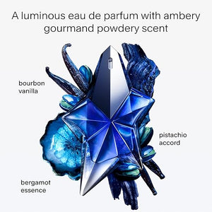 Mugler - Angel Stellar - Eau de Parfum - Womens Perfume - Ambery Gourmand - With Pistachio Vanilla &amp Woody Accord