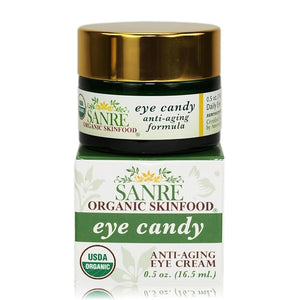 SanRe Organic Skinfood - Eye Candy - USDA Organic Anti-Aging Eye Contour Cream