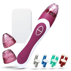 PMD Beauty Personal Microderm Elite Microdermabrasion Machine Kit for Face Body-Exfoliating Crystals and Vacuum Suction for Fresh Radiant Skin-Three Speed and Suction