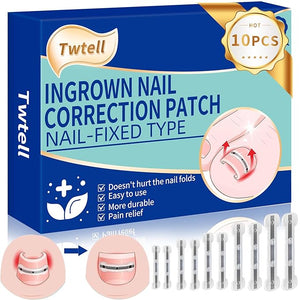 5 Sizes 10 Pcs - Ingrown Toenail Treatment Kit Titanium Alloy Ingrown Toenail Removal Kit Nails Corrector Tool &amp Remover Strips - Ingrown Toe Nail Quick Relief(0.51/0.59/0.67/0.7/0.74 inches)