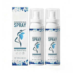 Hair Removal Spray for Smooth Skin Fast Acting Gentle Formula with Argan Oil Aloe Vera Painless Depilatory for Legs Arms Chest Quick Easy At Home Treatment2box
