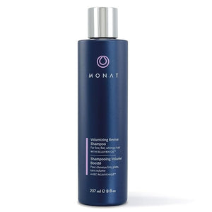 MONAT Volumizing Revive Shampoo Infused w/Rejuveniqe ? Weightless Shampoo for Fine Flat Hair ? Amplifies Volume Adds Softness Shine ? Cleanses and Protects with UV Defense ? Net Wt 237ml (8 fl oz)
