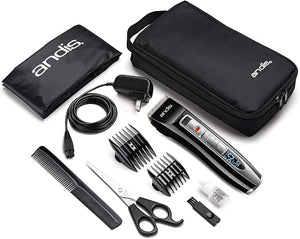 Andis 24440 Select Cut 5-Speed Adjustable Blade Cord/Cordless Clipper Kit 10pc Black