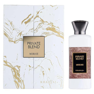 Khadlaj Private Blend Musk Ice ? Citrus Fruity Floral Musky ? Extrait de Parfum Long-Lasting Fragrance for Everyone 3.4 Ounce / 100 ml