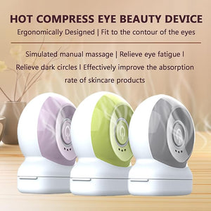 Eye Lift Wand, Eye Massager with Heat and Vibration for Dark Circles, Puffiness, Fine Lines/Wrinkle, Crow's Feet and Bags Under Eyes (Green)