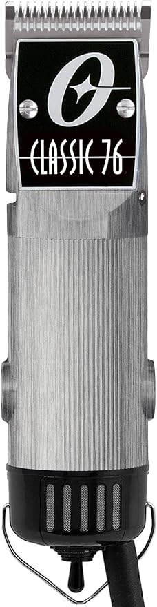 Oster Classic 76 Hair Clipper Professional Pro Salon Brushed Aluminum Color