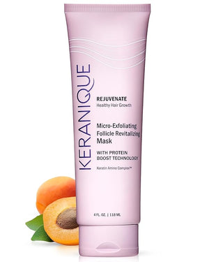 Micro Exfoliating Mask for Scalp &amp; Hair - Keranique Clarifying Scalp Scrub for Women - Cleansing &amp; Moisturizing Scalp Detox Conditioner - Creates Foundation for Fuller Growth - Hair Mask &amp;